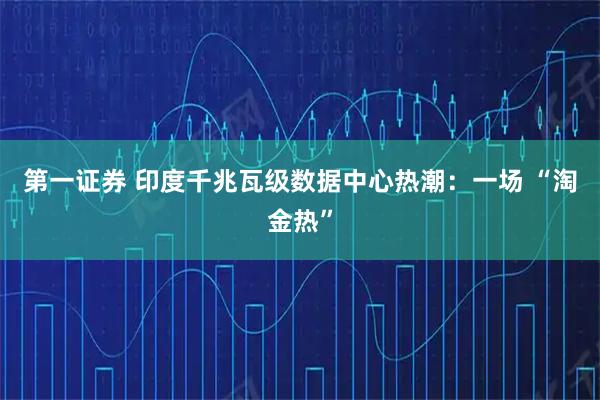 第一证券 印度千兆瓦级数据中心热潮：一场 “淘金热”